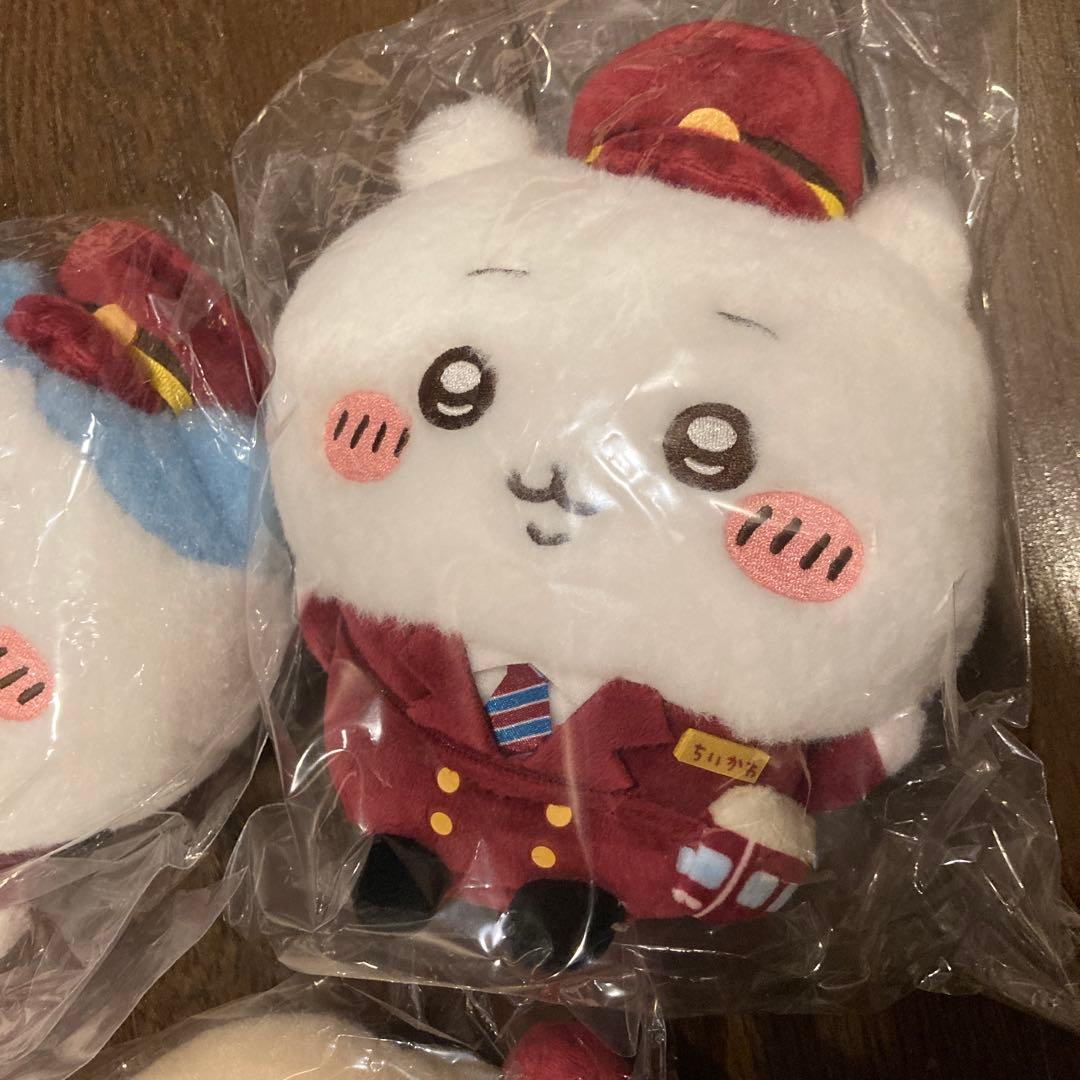 【正規品】ちいかわ　阪急電車なほわほわぬいぐるみS 3点セット