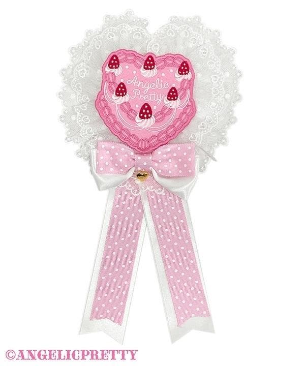 Angelic Pretty Happy Cakesロゼッタブローチ シロ