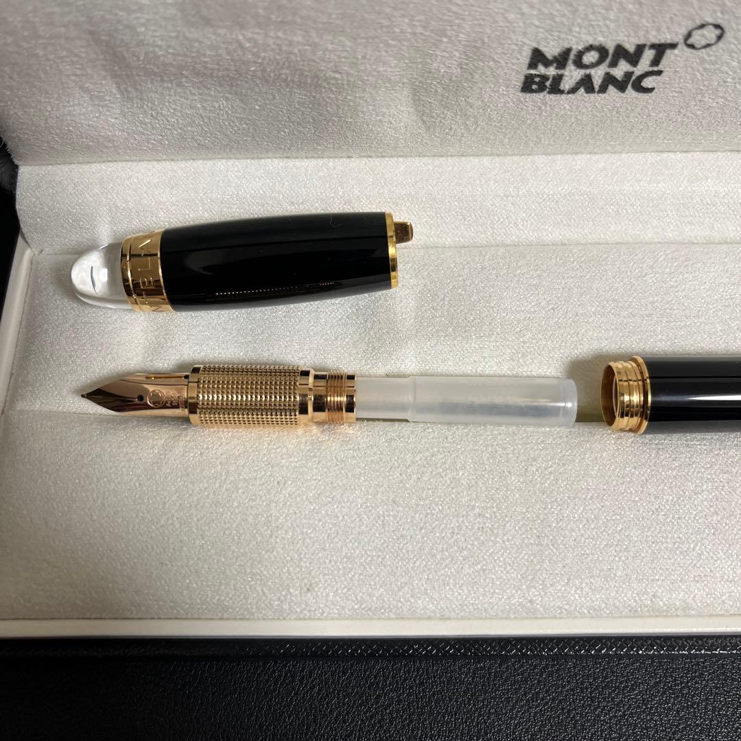 モンブラン 万年筆 スターウォーカー レッドゴールド 極細字 調整済 インク付