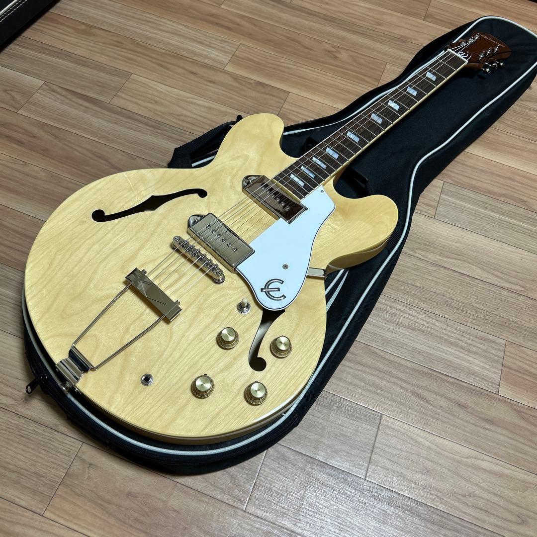 美品 Epiphone Casino Natural カジノ ナチュラル