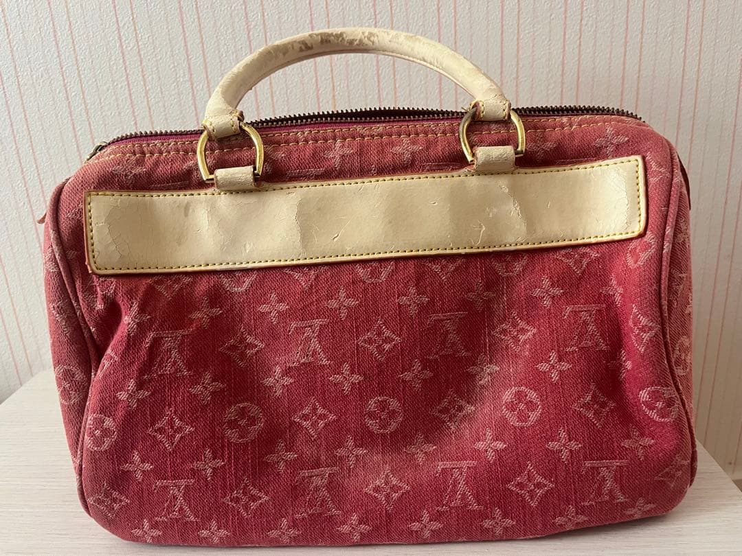 ピンクデニム モノグラム ハンドバッグ