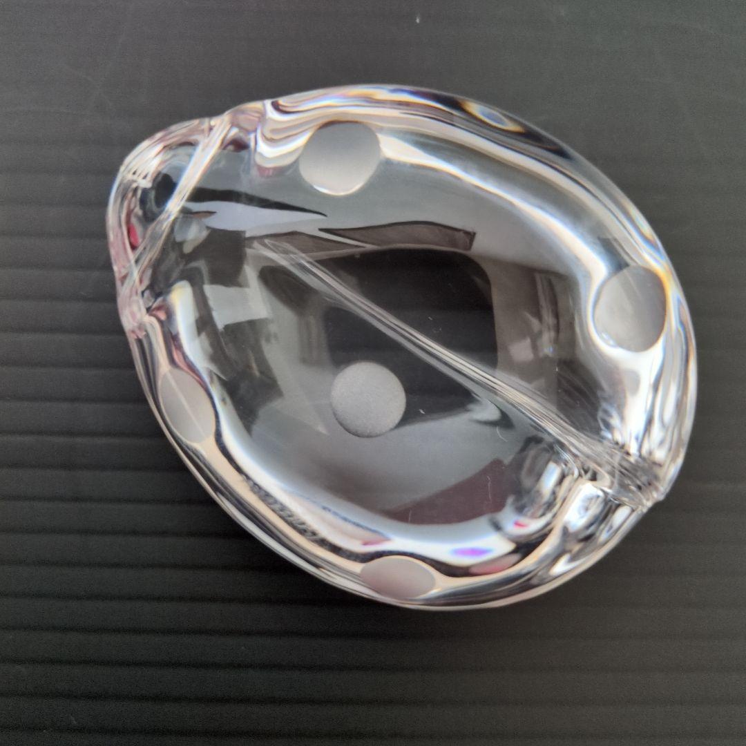 【美品】Baccarat バカラ てんとう虫 クリスタル　クリアー