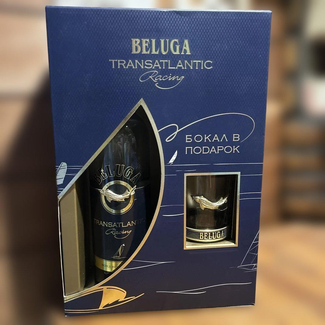 【BELUGA】TRANSATLANTIC Racing ウォッカ　グラス付き