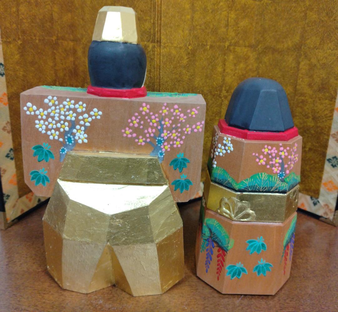 奈良一刀彫　鎌田麦風