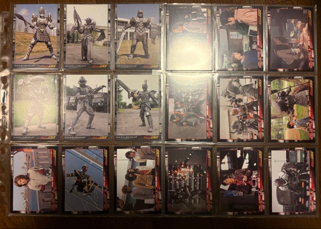 アマダ　仮面ライダーファイズ　トレーディングカードセット