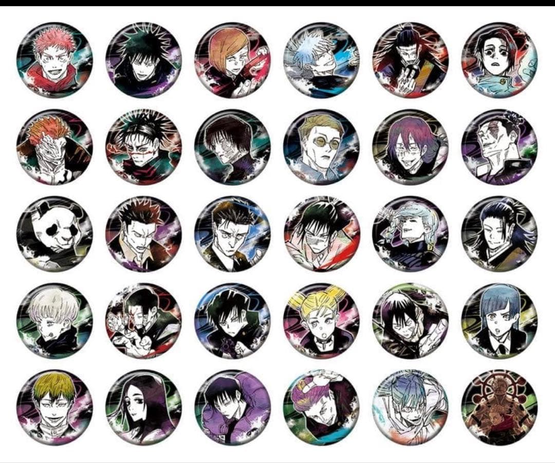 呪術廻戦展　コレクション缶バッジ　全種セット box 全30種入り