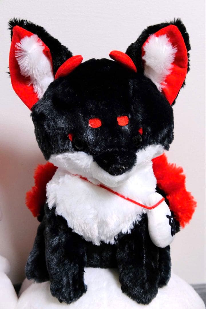 【タグ付き】ちょコンと九尾さま BIGぬいぐるみ 4匹セット 狐 アミ