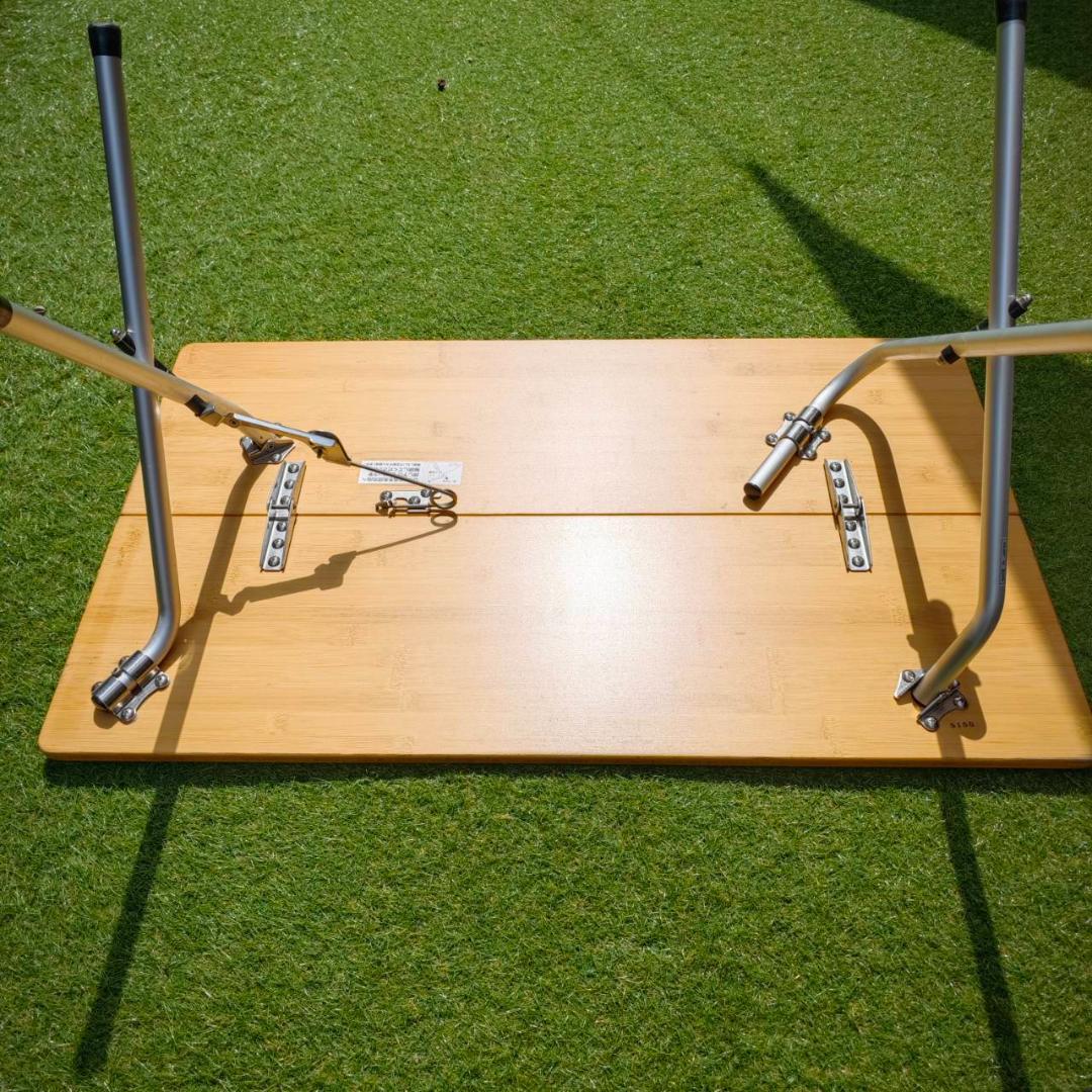 廃盤  peak LV-100T ワンアクションローテーブル竹