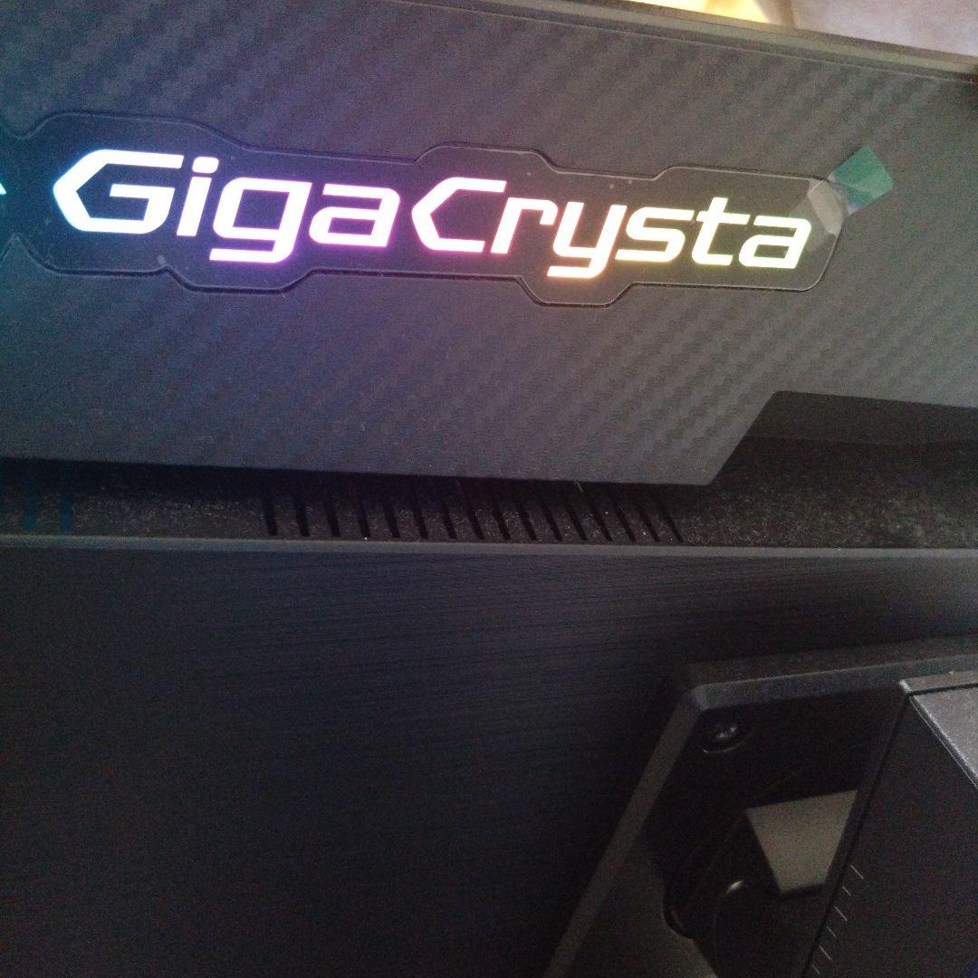 ゲーミングモニターGigacrysta 箱、dpケーブルセット説明書など全て有り