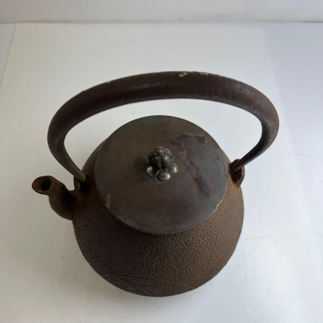 龍文堂　在銘　銀象嵌　鉄瓶　1449g タルサ　東さ7-1201☆2F