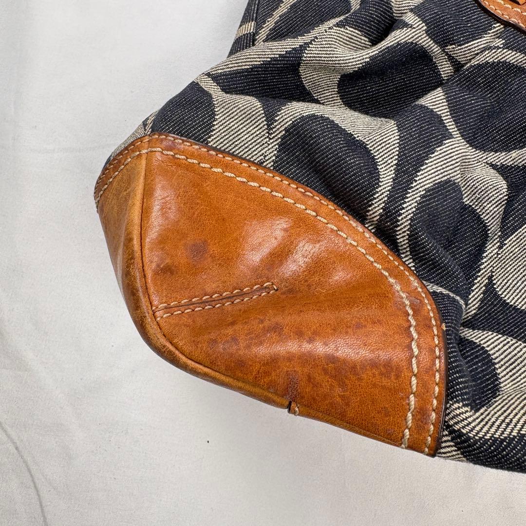 バッグ Coach Ergo Pleated Frame Kiss Rock Bag