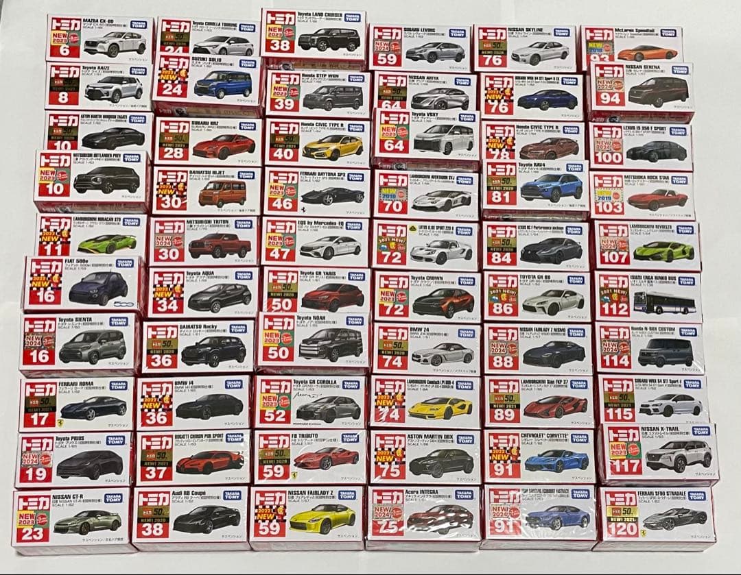 トミカ　初回特別仕様　60台　未開封シュリンク付