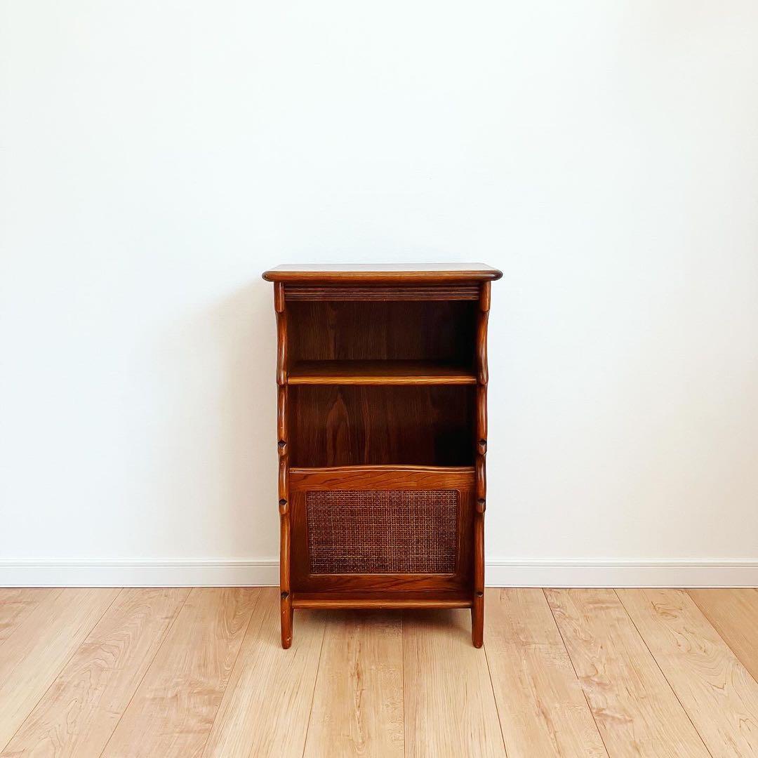 カリモク　マガジンラック　ビンテージ　電話台　レトロインテリア　サイドテーブル