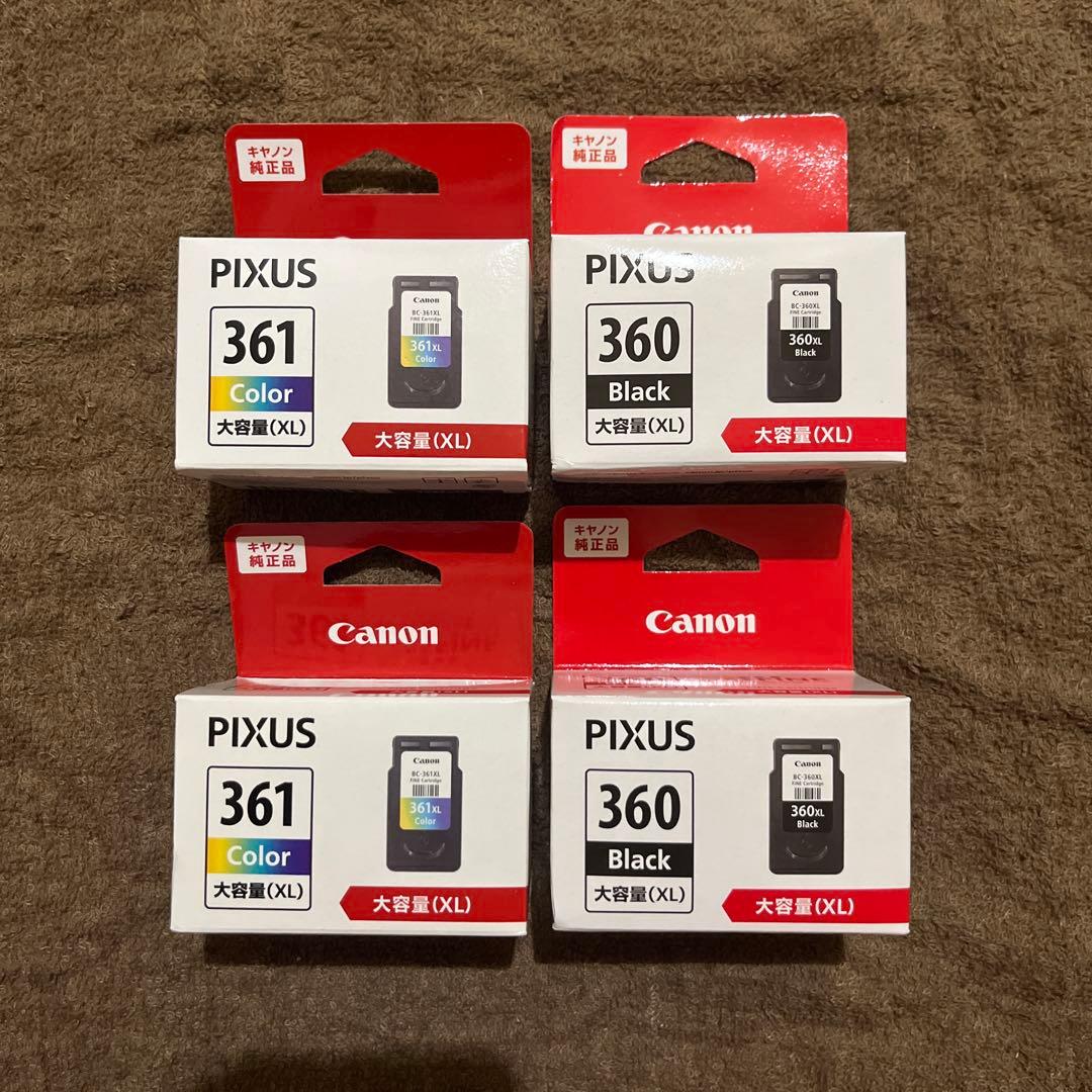 Canon BC-361XL+360XL 純正大容量インクセット新品★