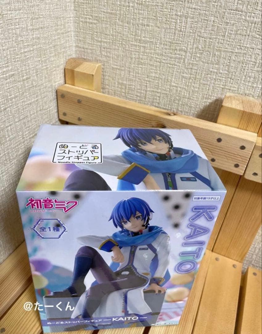 初音ミク カイト　ぬーどるストッパーフィギュア　KAITO ふわぷち