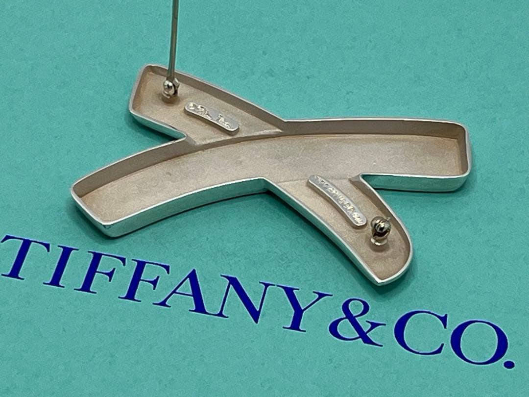 c472 特大　美品　ティファニー　パロマピカソ　ボリューム　キス　ブローチ