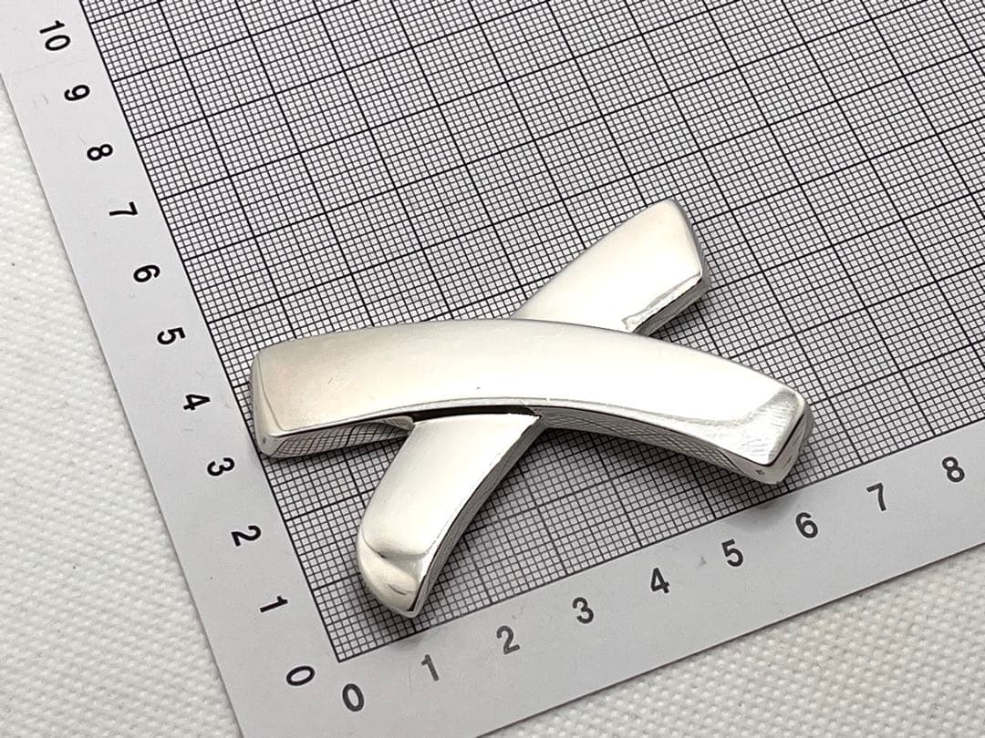 c472 特大　美品　ティファニー　パロマピカソ　ボリューム　キス　ブローチ