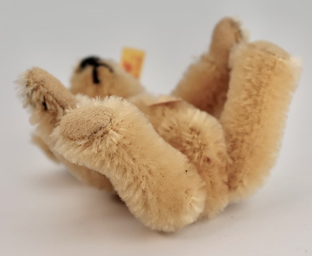 Steiff テディベア 1909年レプリカ・ブラス テディ黄色タグ9cm C