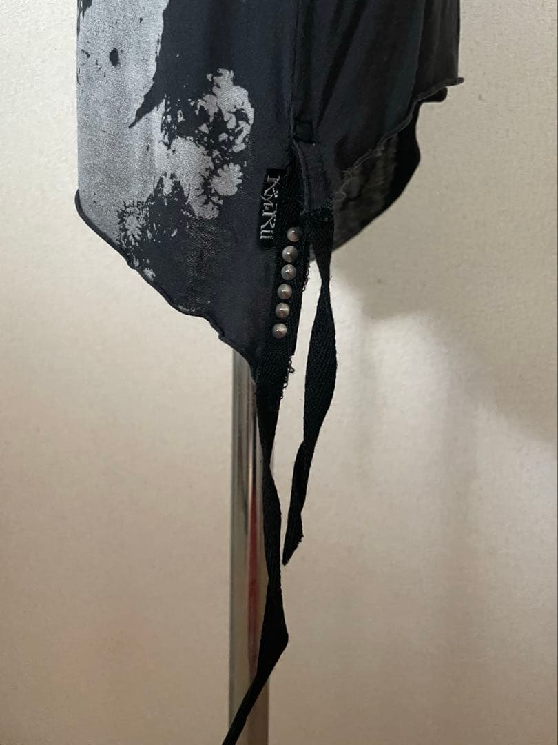 kmrii黒 アシンメトリックタンクトップ　サイズ0