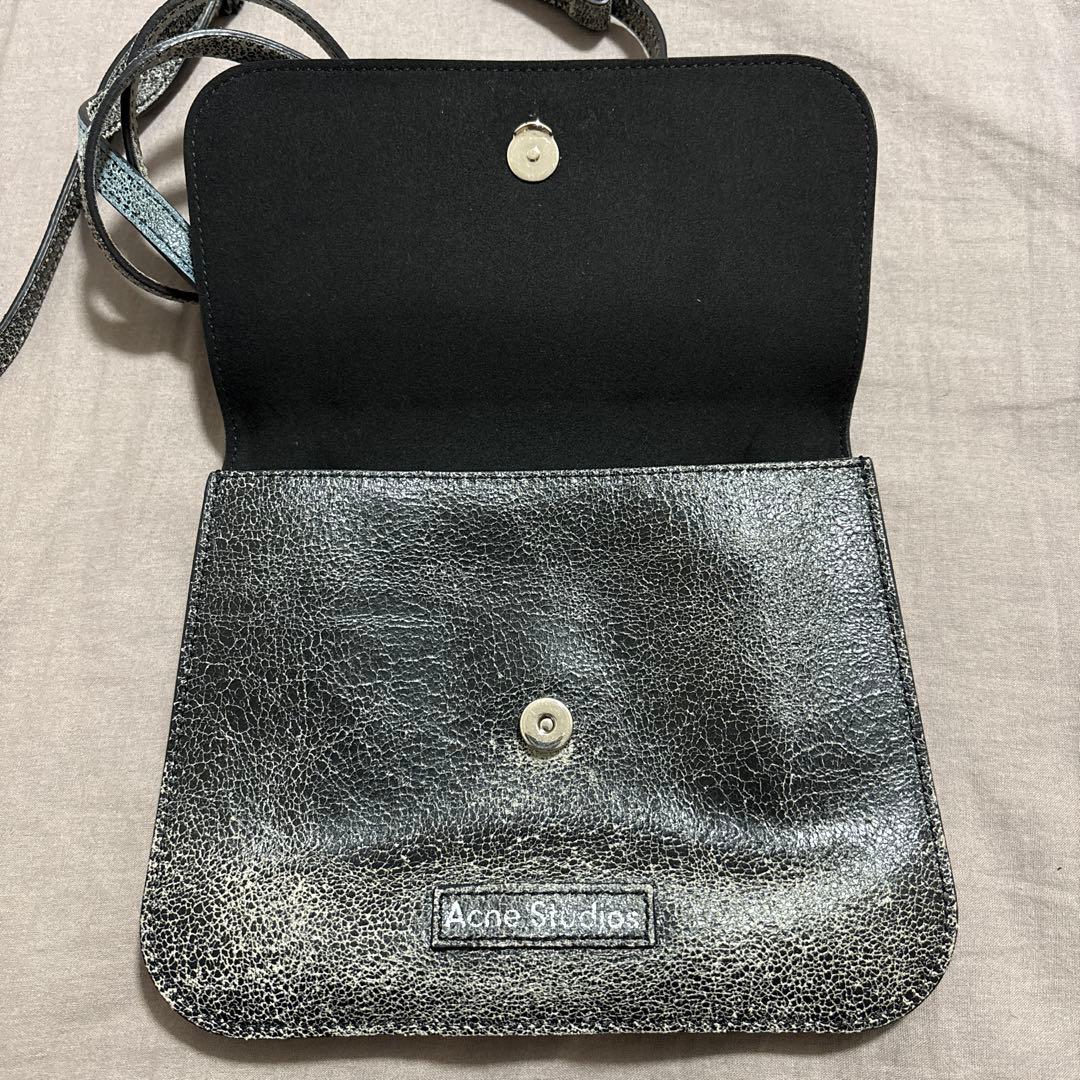 Acne Studios ショルダーバッグ ブラック ミラー付き