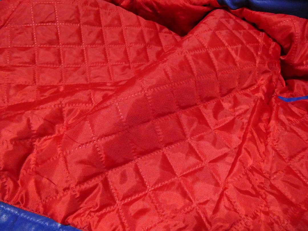 ヴィンテージ！レアカラーロイヤルブルー！襟付きシングルライダースドミネーター