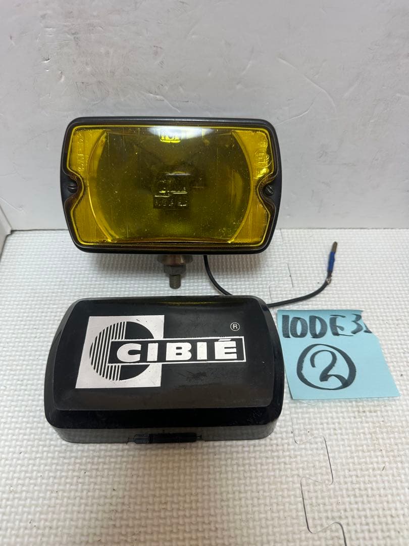 希少黒カバー付き当時物CIBIEフォグランプIODE35黒ボディシビエフォグ