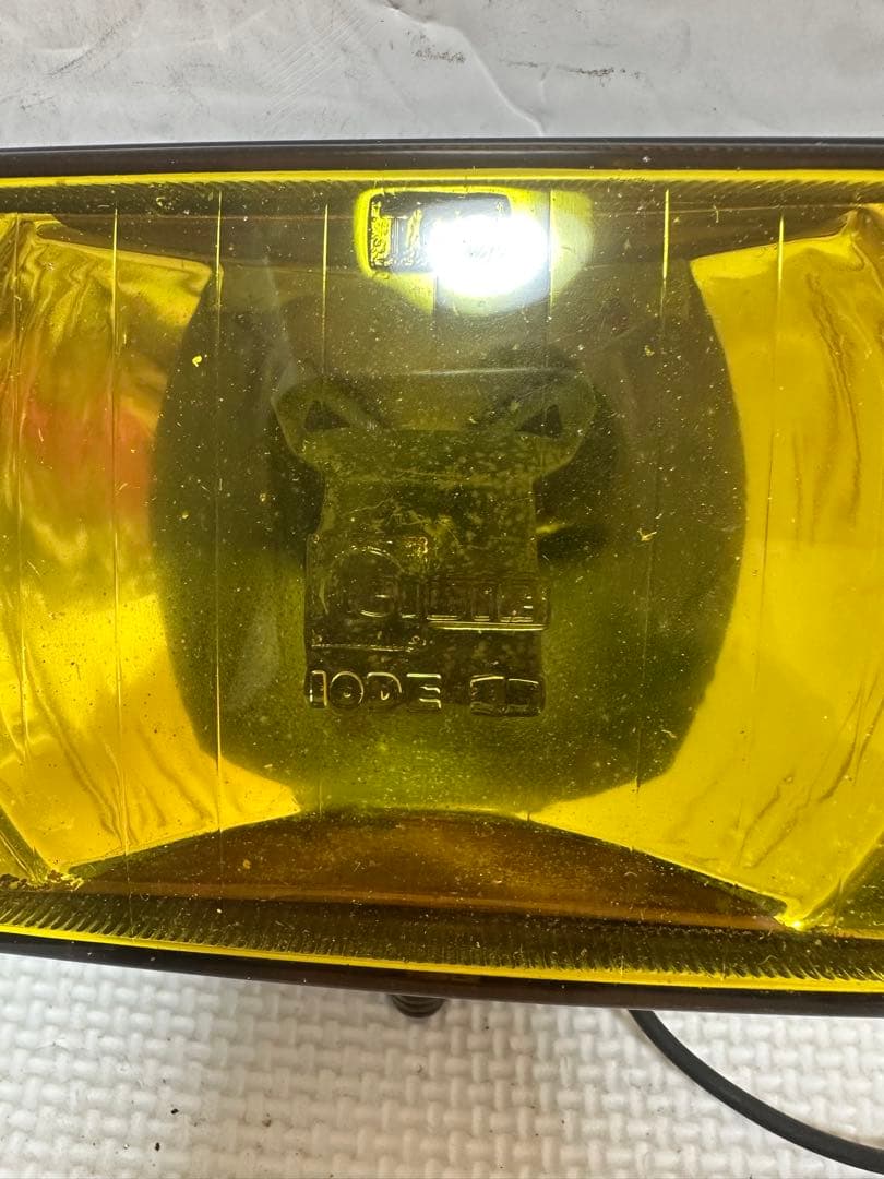 希少黒カバー付き当時物CIBIEフォグランプIODE35黒ボディシビエフォグ