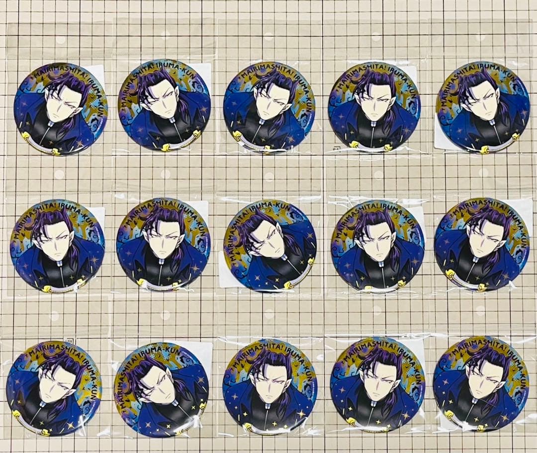 魔入りました！入間くん メタリック缶バッジ カルエゴ