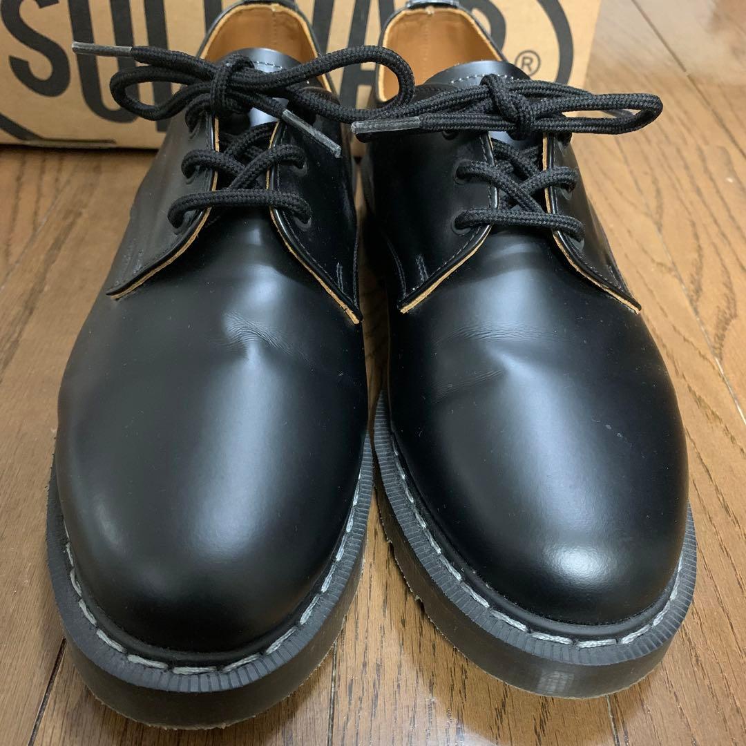 箱付・美品✨ SOLOVAIR ソロヴェアー プレーントゥ 3ホール UK6½