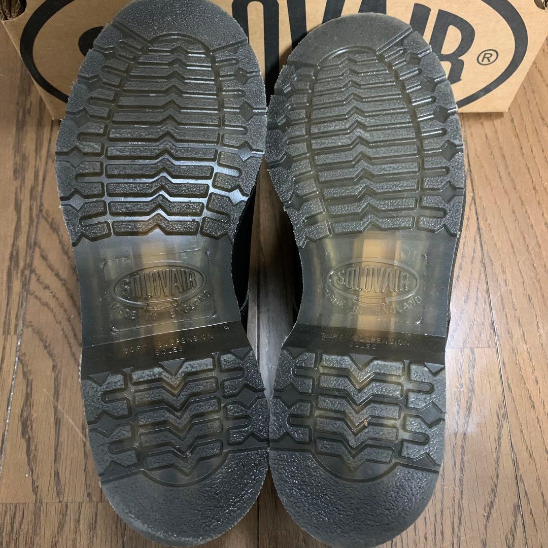 箱付・美品✨ SOLOVAIR ソロヴェアー プレーントゥ 3ホール UK6½