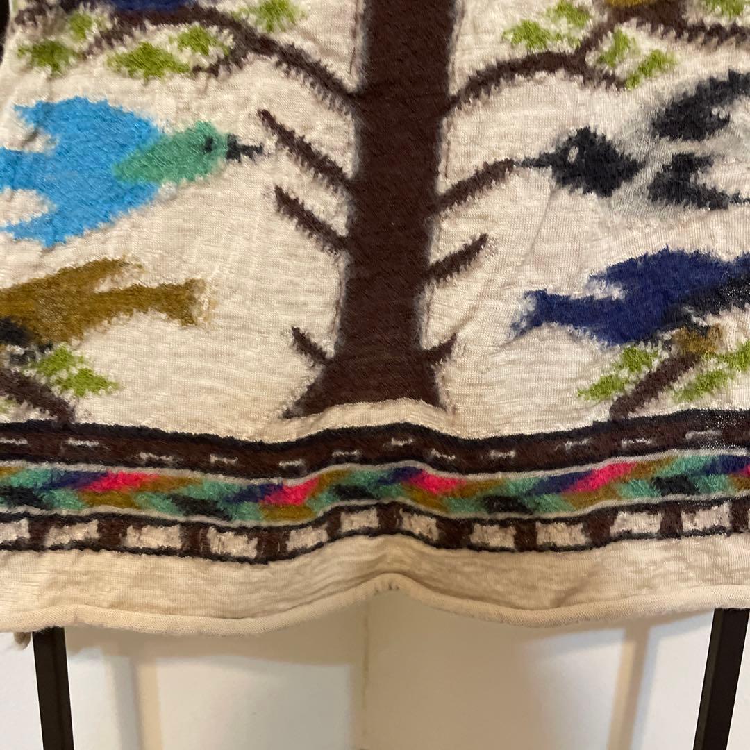 KAPITAL キャピタル　BIRD TREE HAPPYマフラーマフラー