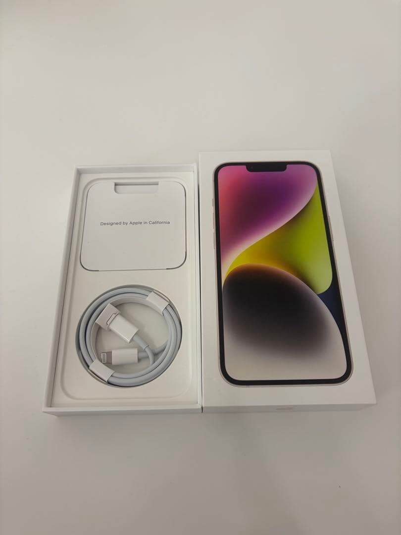 Apple iPhone 14 ホワイト 本体