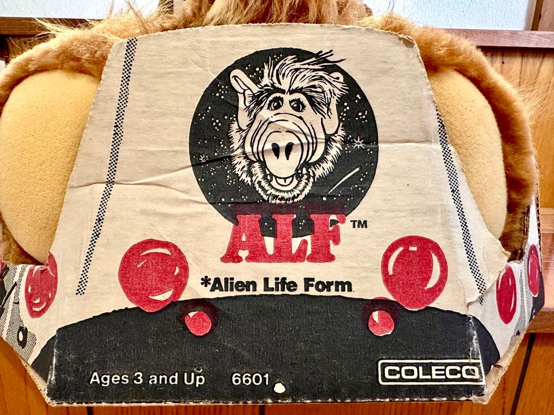 [超希少] ALF アルフ 1986年製 タグ&箱付き ぬいぐるみ ヴィンテージ