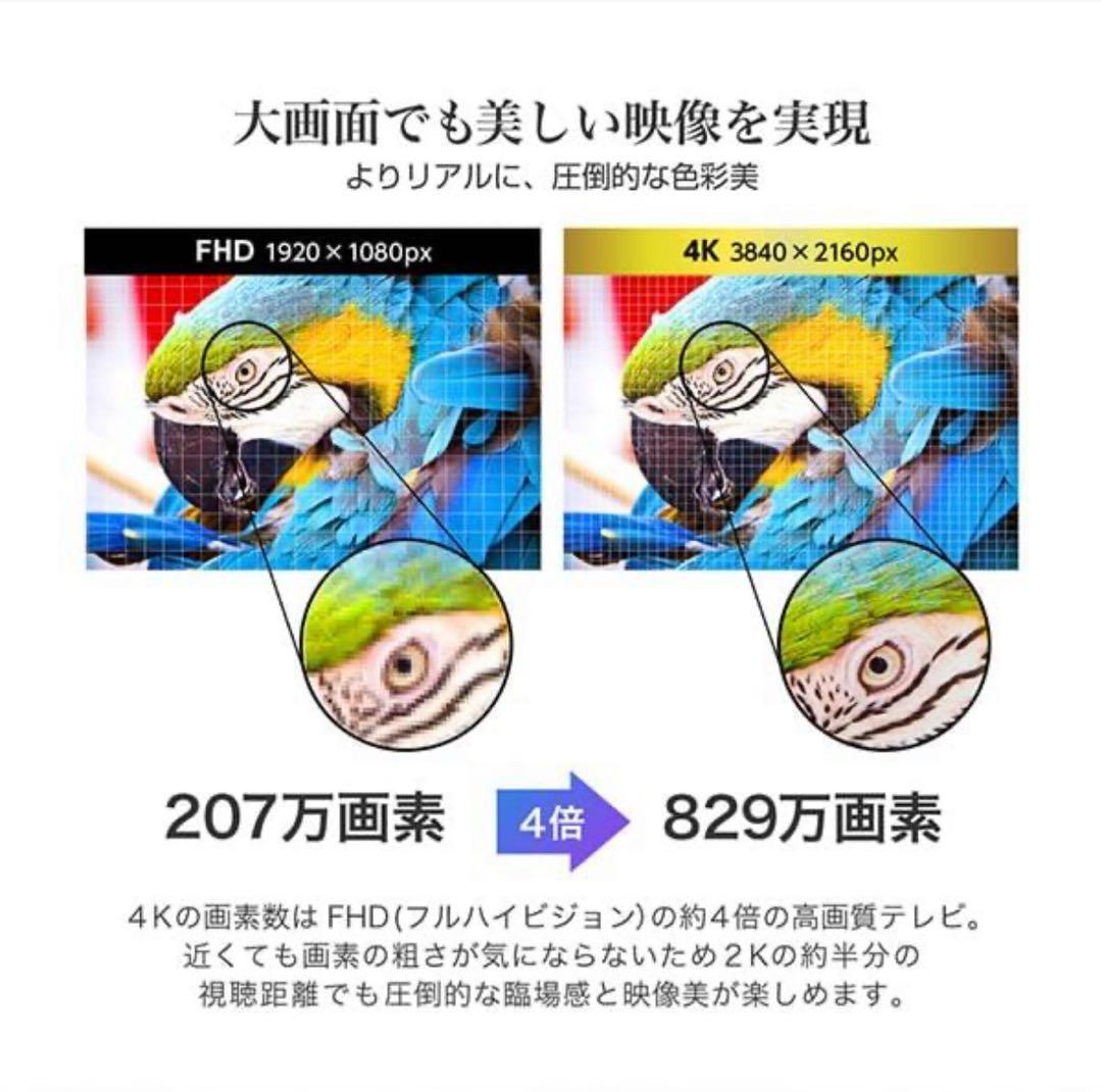 55型 壁掛け対応 テレビ 4K マクスゼン