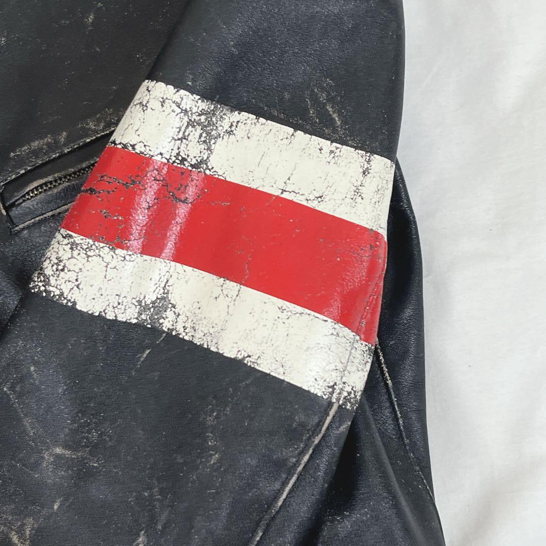 ★アナクロノーム★【レザーライダース】シングルライダース　HONDA