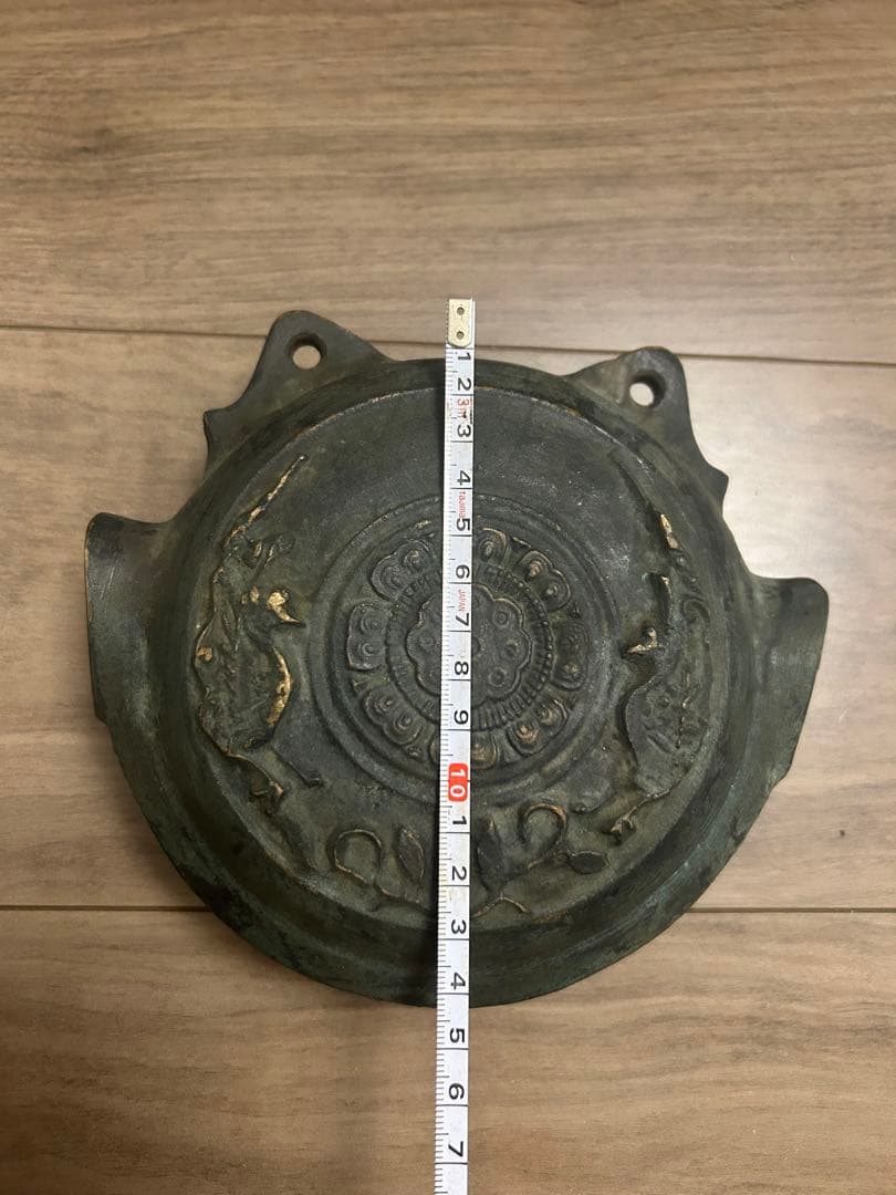 鰐口，江戶時代，古銅製，重約1100克