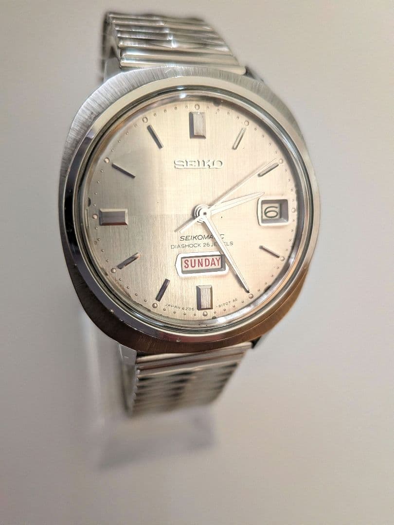 セイコーマチック 6206ー8150 ２６石 自動巻 稼働