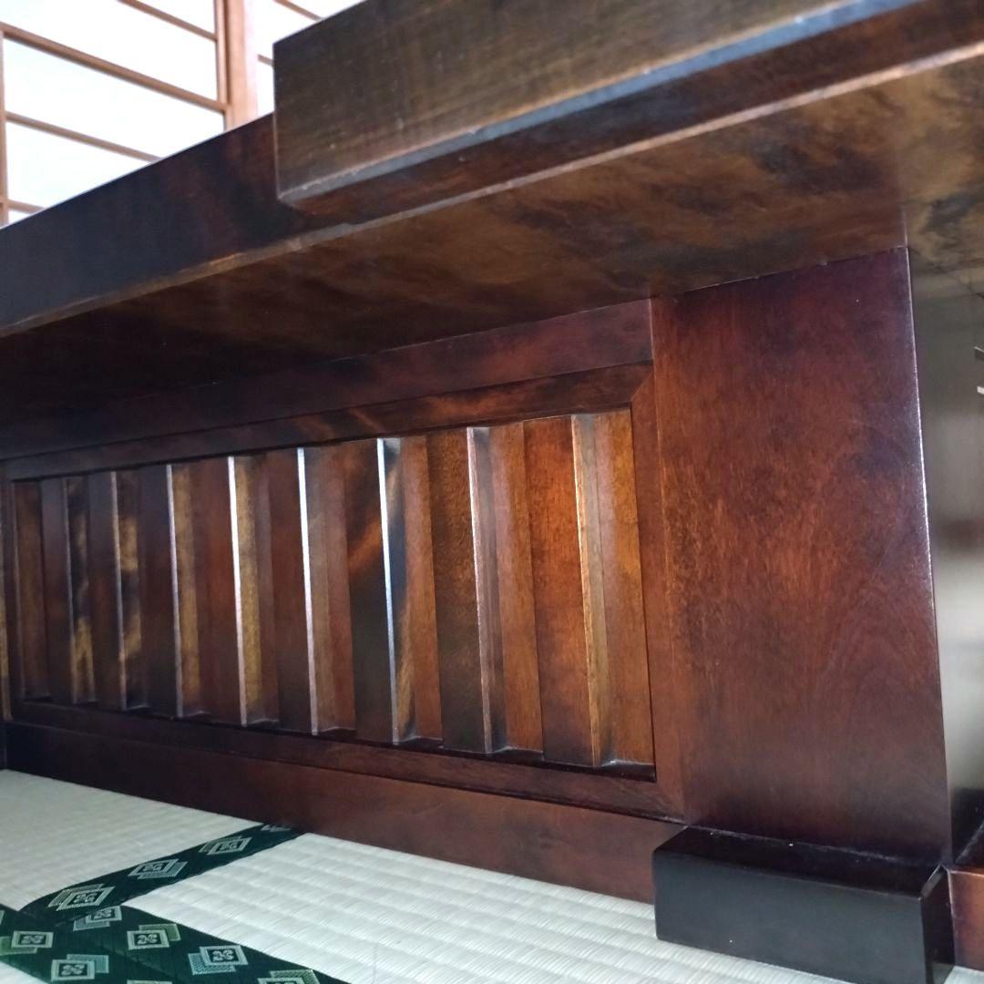 囲炉裏テーブル　囲炉裏付き座卓　民芸調　アンティーク　古民家　旅館　天然木