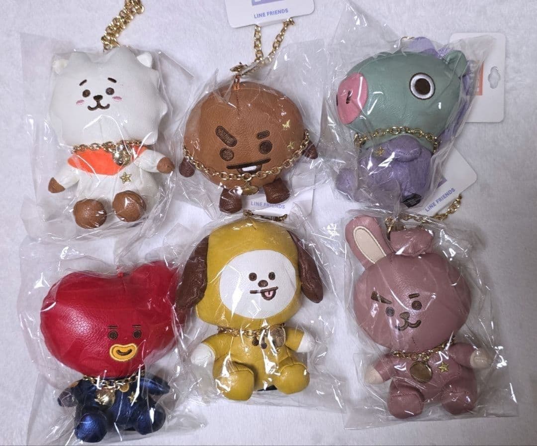 BT21 5周年 コンフェッティ ぬいぐるみ マスコット BTS