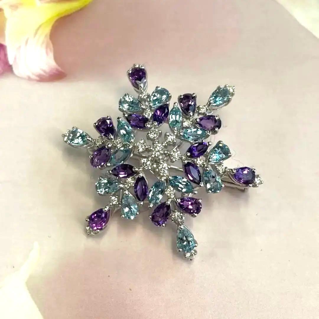 TASAKI 雪の結晶　ブローチ　値下げ‼︎