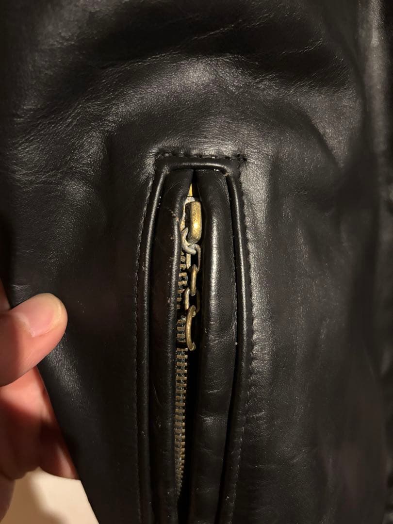 ショット　トラッカージャケット schoott レザージャケット　36サイズ