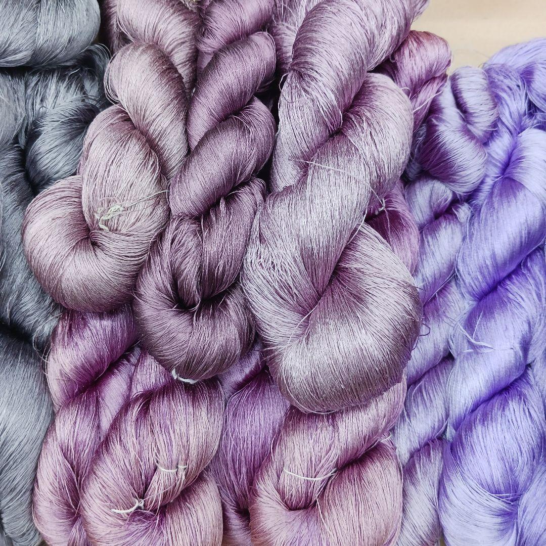 織物、組紐、刺繍、絹糸セット341