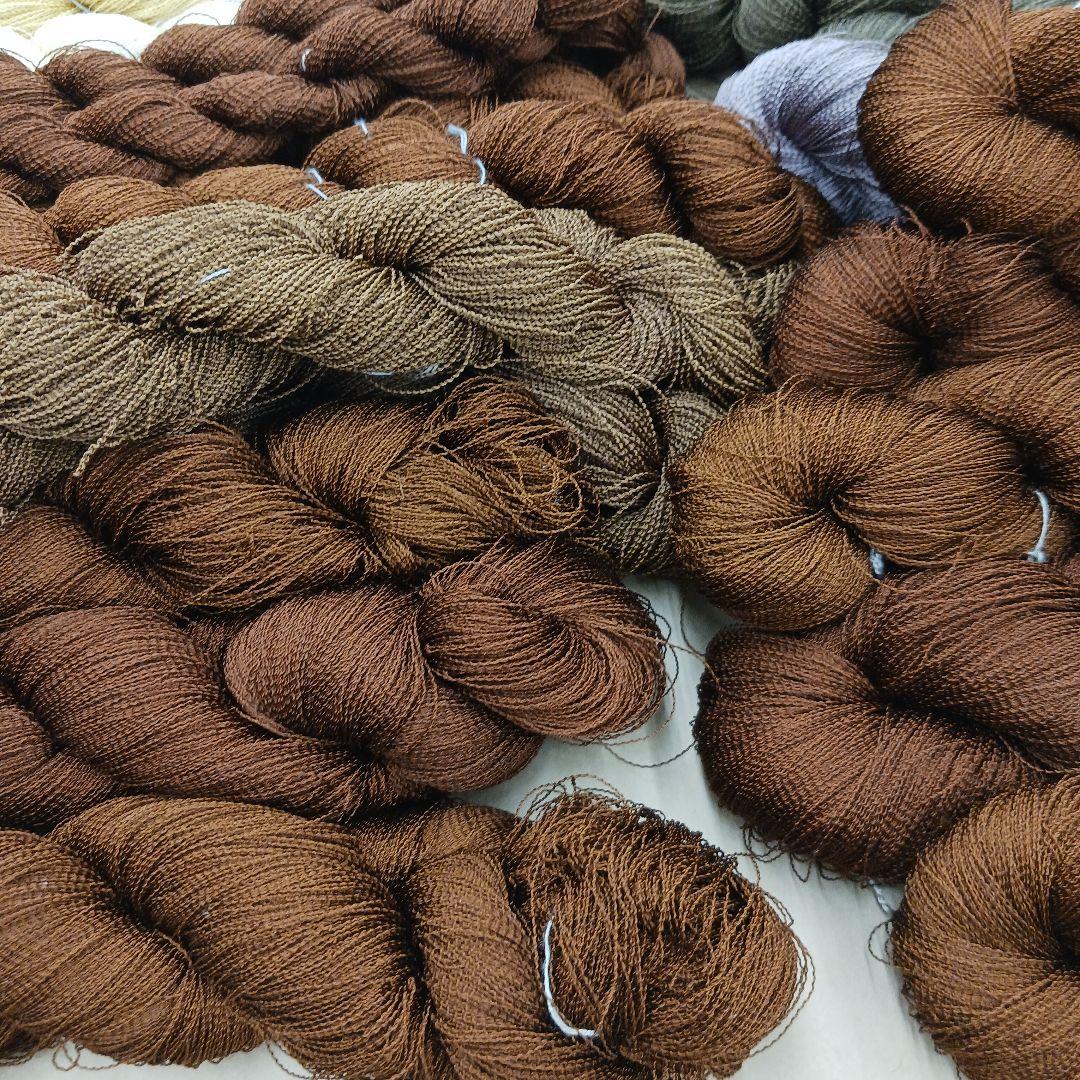 織物、組紐、刺繍、絹糸セット341