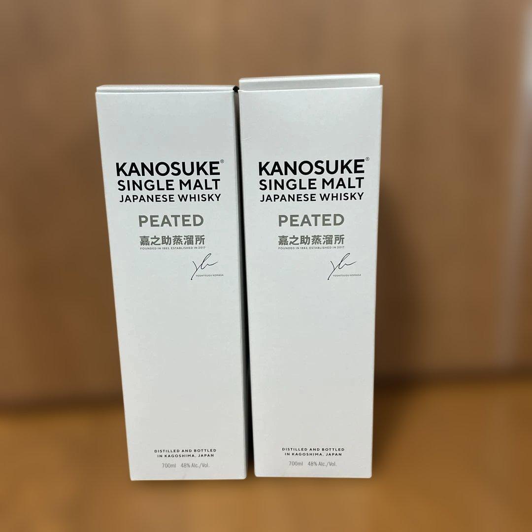 シングルモルト嘉之助 ピーテッド 嘉之助蒸溜所　700ml ２本