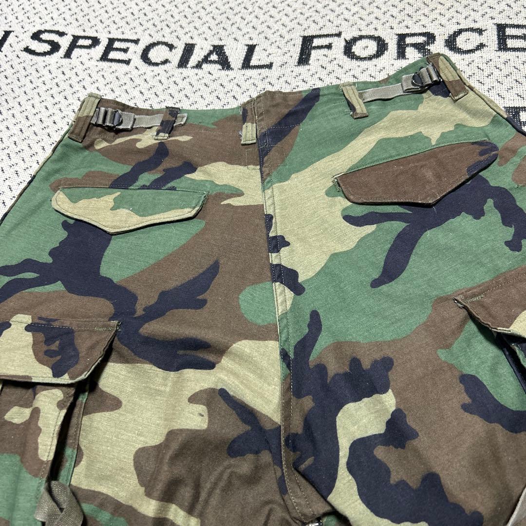 米軍実物 M65 カーゴパンツ ウッドランド カモ サイズ「SMALL-R」