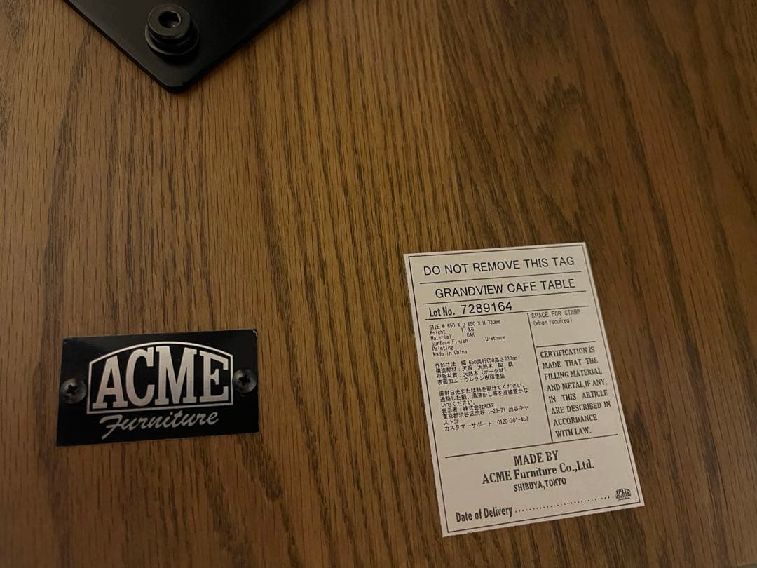 ダイニングテーブル ACME Furniture GRANDVIEW CAFE TABLE