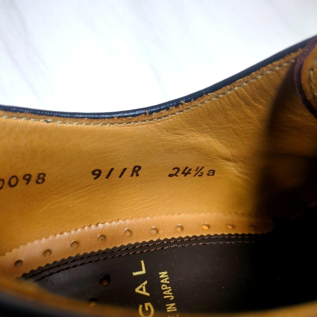 ✨美品✨リーガル REGAL ストレートチップ【24.5】911R ブラウン