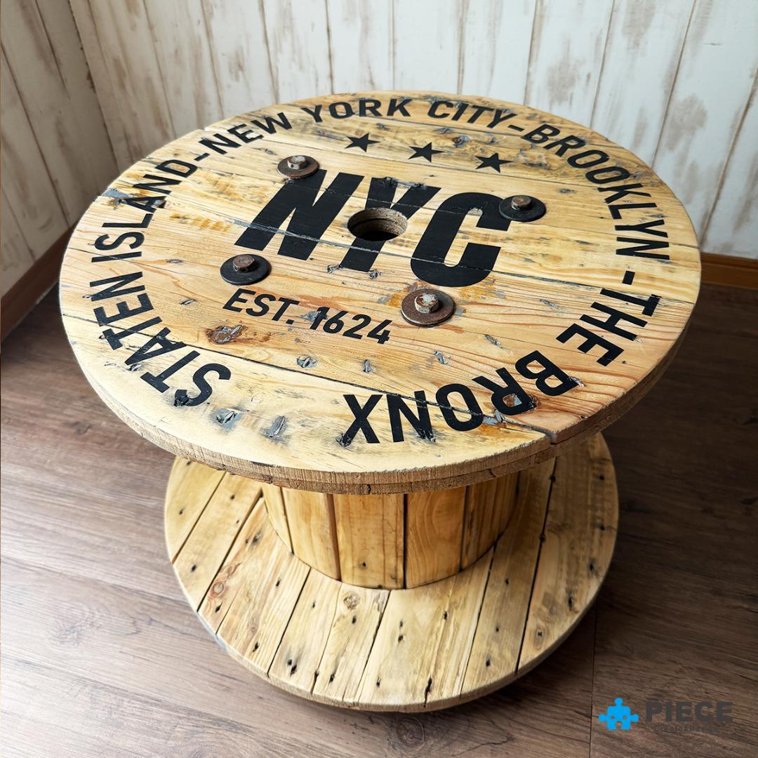 ケーブルドラム 電線ドラム テーブル アメリカン インテリア ガレージ NYC