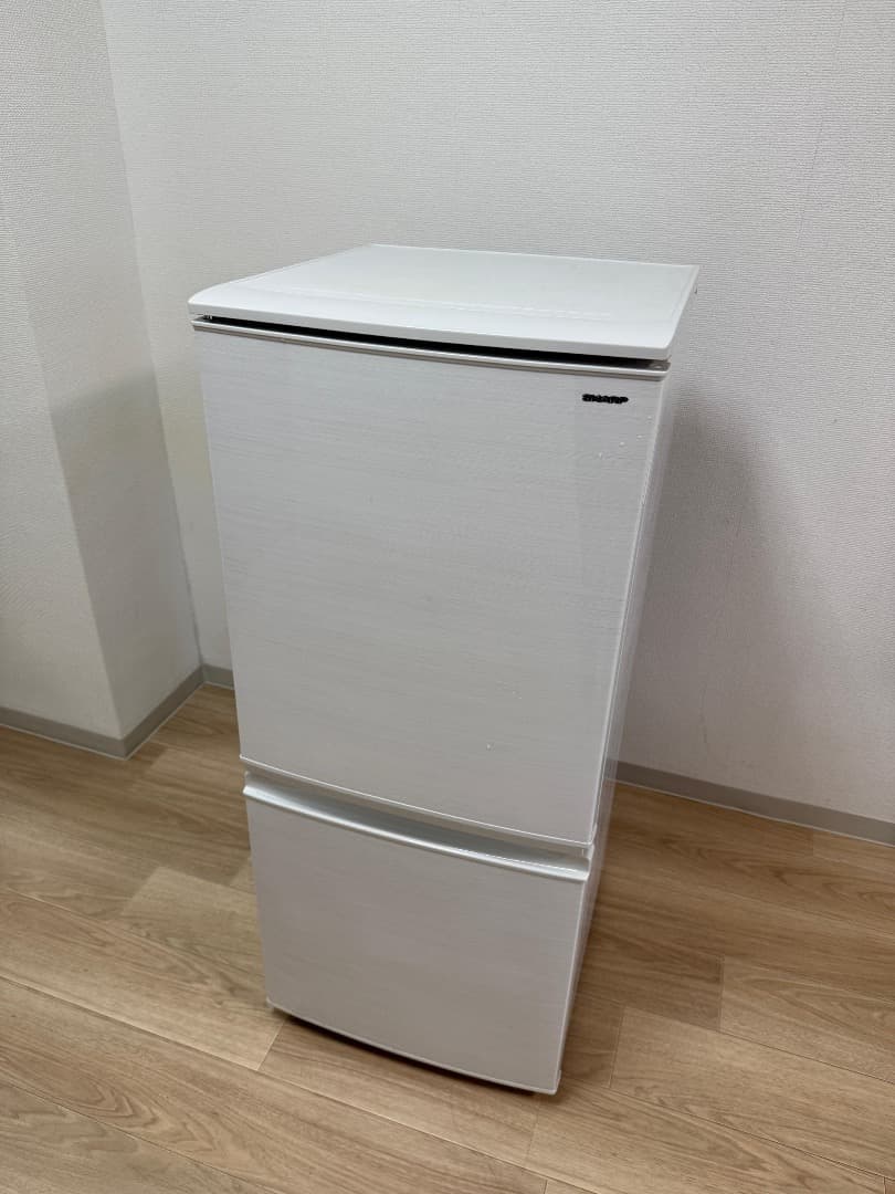 ★中古★冷蔵庫 SHARP SJ-D14D-W 2018年製 動作確認済み★