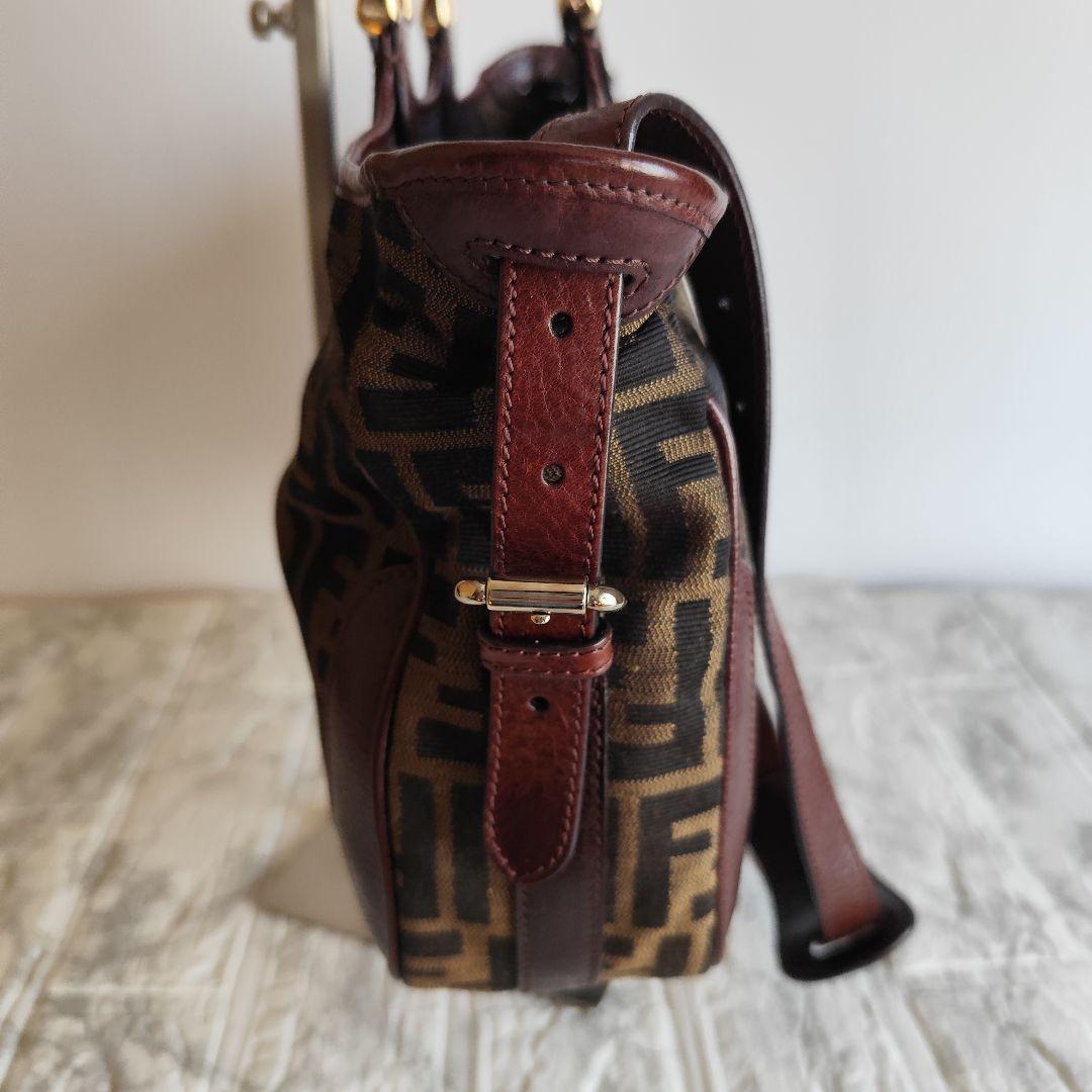 FENDI フェンディ ズッカ柄 2WAY バッグ シリアルカード付き 正規品